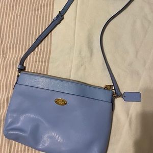 Coach blue crossbody